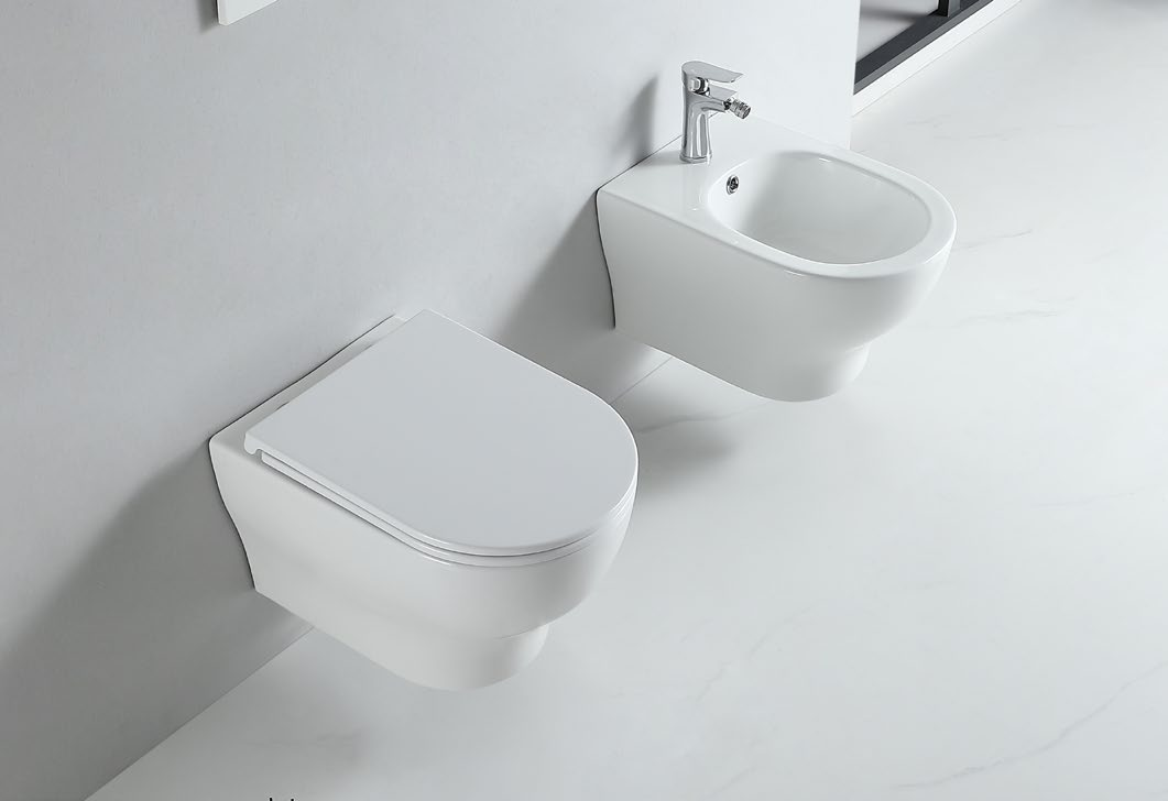 Set Hida prodotto brevettato sifone per WC e bidet sospeso